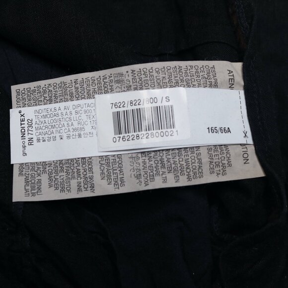 Zara Women's Shorts with Belt in Dark Navy/Black, size Small - Picture 7 of 8